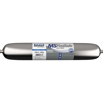Selante MS híbrido fixa tudo, branco, 845 gramas