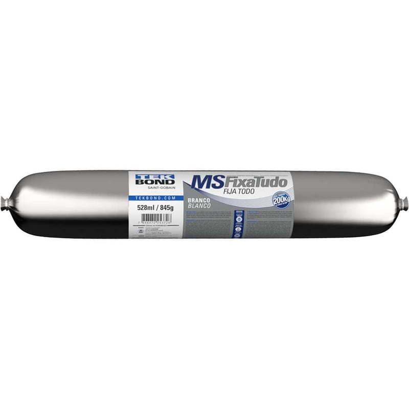 Selante MS híbrido fixa tudo, branco, 845 gramas