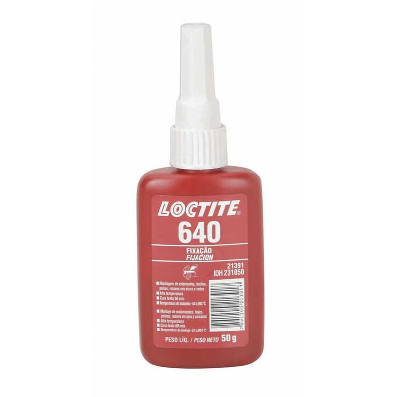 Adesivo anaeróbico para fixação, 640, 50 g, verde 231050