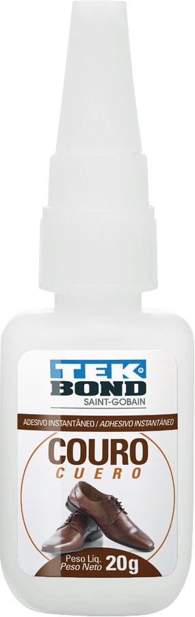 Adesivo instantâneo para couro, 20 g