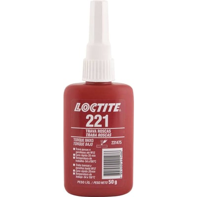 Adesivo anaeróbico para travamento de rosca, 221, 50 g, 231475