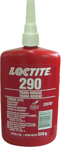 Adesivo anaeróbico para travamento de rosca, 290, 250 g