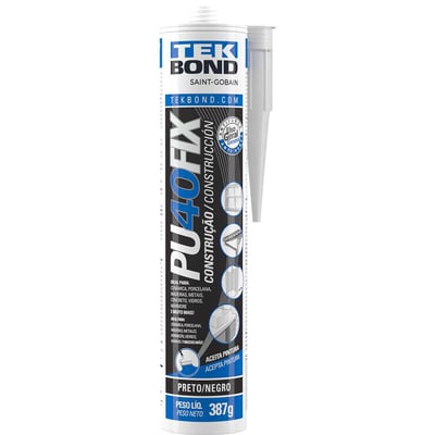 Selante de poliuretano, preto, 387 g