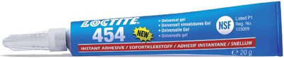 Adesivo instantâneo cianoacrilato, industrial, 454, gel, 20 g