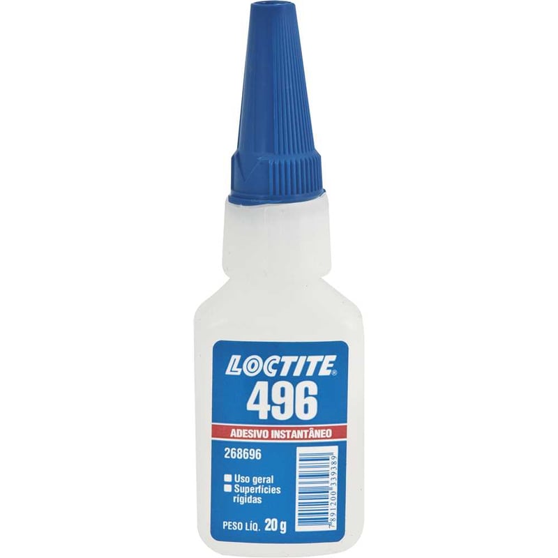 Adesivo instantâneo cianoacrilato, industrial, 20 g
