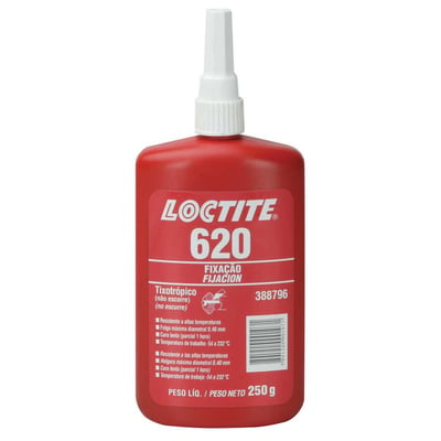 Adesivo anaeróbico para fixação, 620, 250 g, verde 388796