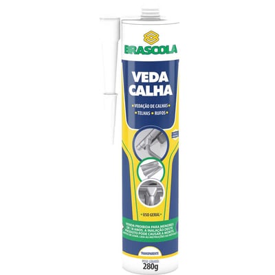 Veda calha, 280 g, incolor, 3030001