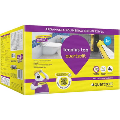 Impermeabilizante para concreto e argamassa, 4 kg, tecplus top