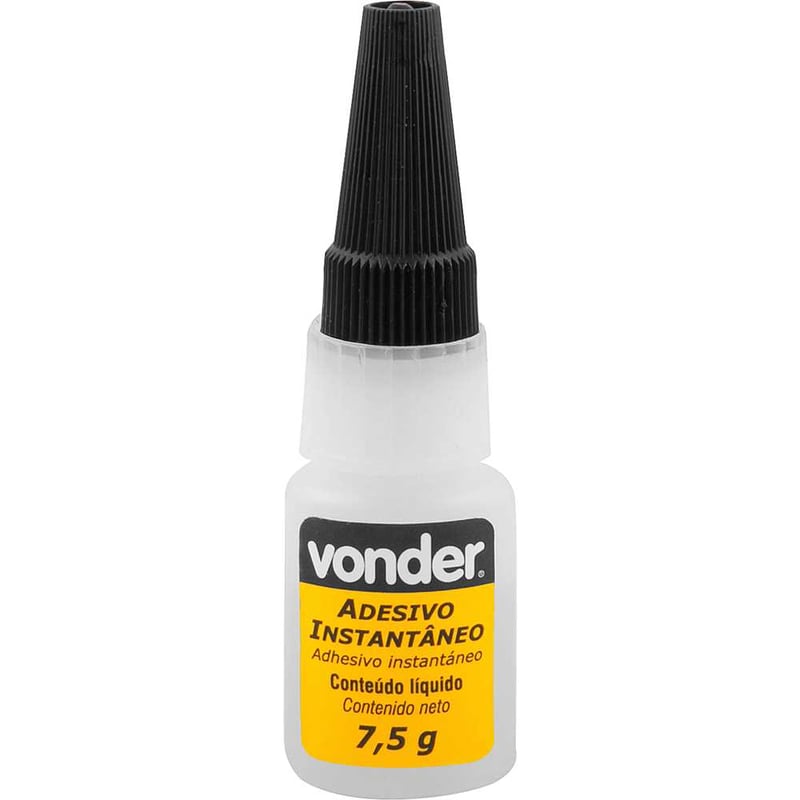 Adesivo instantâneo cianoacrilato, 7,5 g, blister