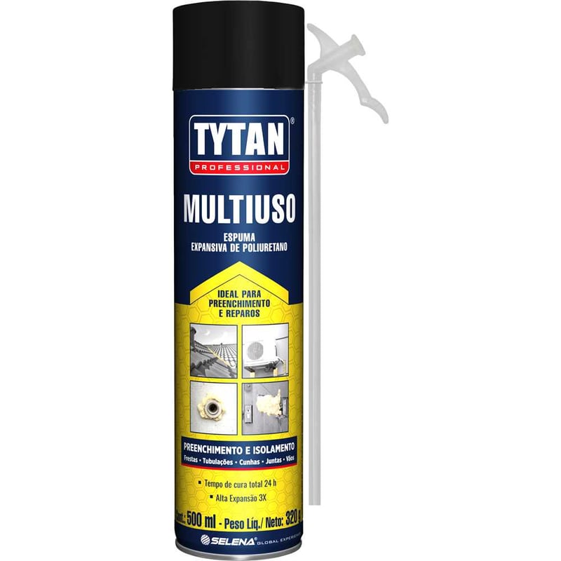 Espuma expansiva de poliuretano, 500 ml/340 g