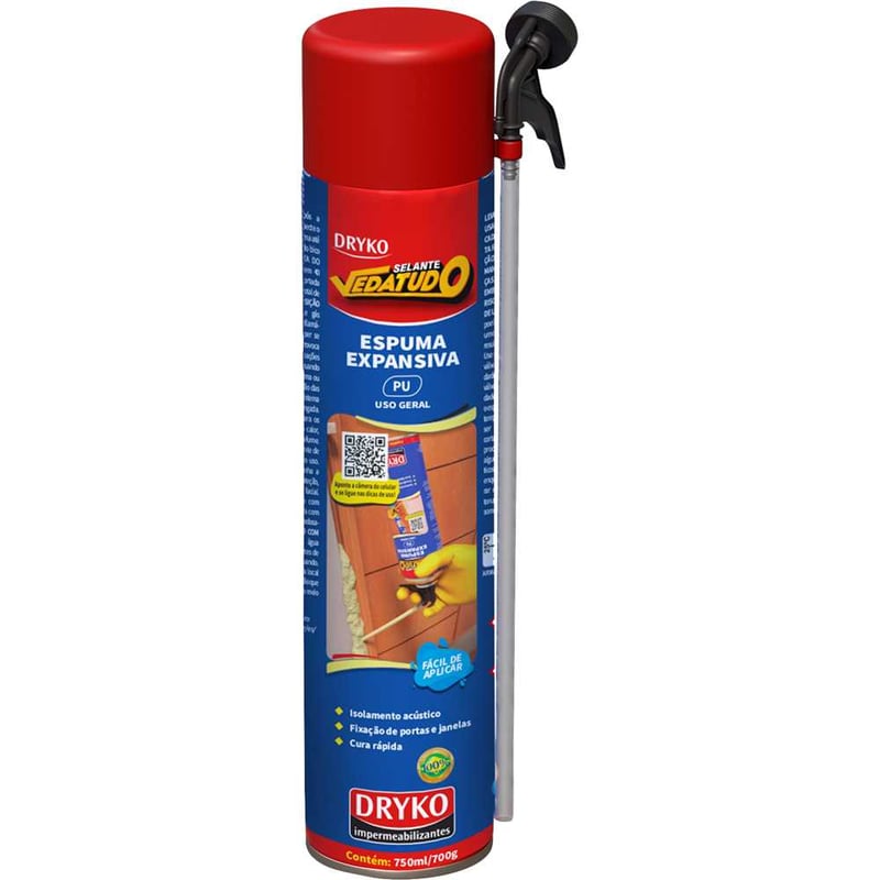 Espuma Expansiva de poliuretano, 750 ml/700 g