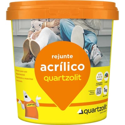 Rejunte acrílico para cerâmicas e porcelanato, 1 kg, platina, 0286.00020.0006CX
