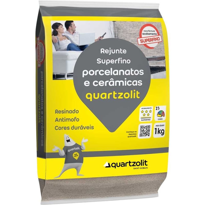 Rejunte para cerâmicas e porcelanatos, 1 kg, cinza ártico, 0110.00018.0015FD