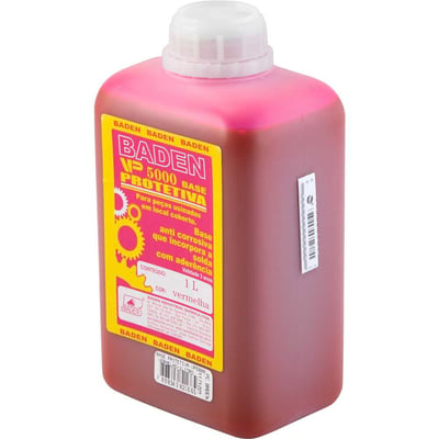 Verniz protetivo antioxidante, 1 litro, vermelho