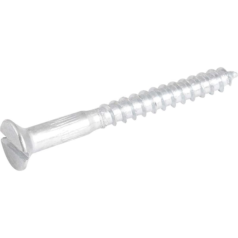 Parafuso madeira 4,2 mm x 40 mm, cabeça chata, zincado