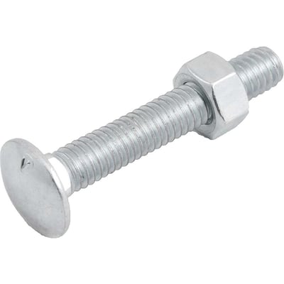 Parafuso francês zincado, 5/16" x 2", com porca