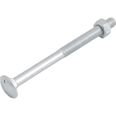 Parafuso francês zincado, 5/16" x 4", com porca