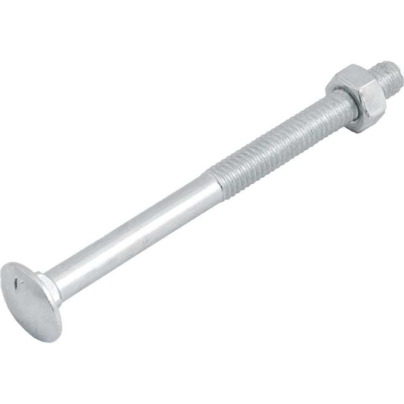 Parafuso francês zincado, 5/16" x 4", com porca