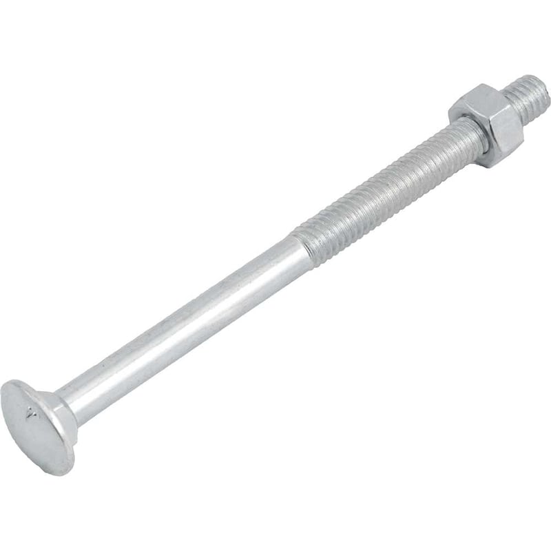 Parafuso francês zincado, 5/16" x 4.1/2", com porca