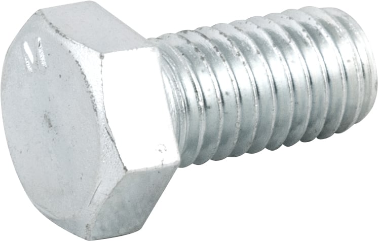 Parafuso sextavado zincado 1/2" x 1", UNC, rosca total