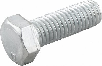 Parafuso sextavado zincado 1/2" x 1.1/2", UNC, rosca total