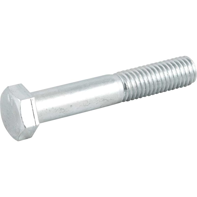 Parafuso sextavado zincado 1/2" x 3", UNC, rosca parcial