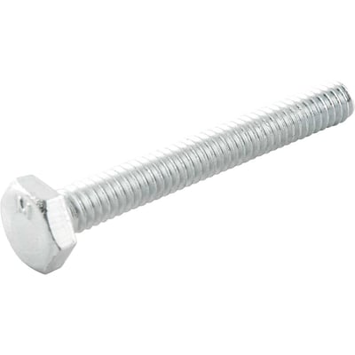 Parafuso sextavado zincado 1/4" x 2", UNC, rosca total