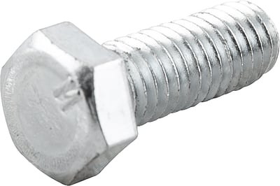 Parafuso sextavado zincado 3/8" x 1", UNC, rosca total