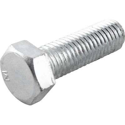 Parafuso sextavado zincado 5/8" x 2", UNC, rosca total