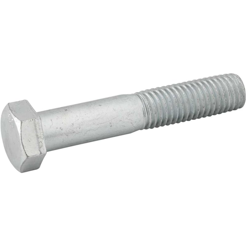 Parafuso sextavado zincado 5/8" x 4.1/2", UNC, rosca parcial