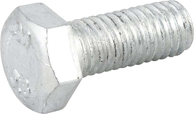Parafuso sextavado zincado 8 mm x 20 mm, MA, rosca total