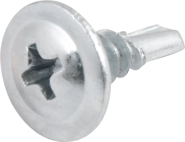 Parafuso autobrocante, cabeça flangeada, 4,2 mm x 13 mm, cartela com 10 peças
