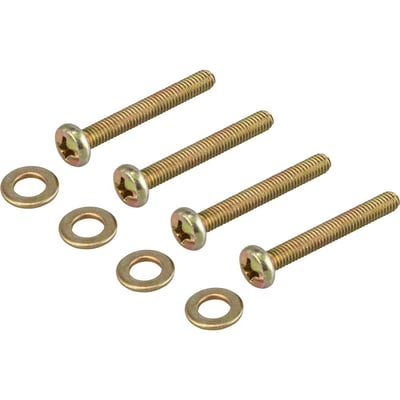 Parafuso com arruela para suporte de TV, M6 x 40 mm