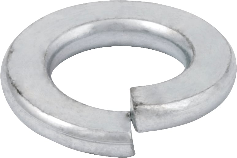 Arruela de pressão, 1/8", zincada, média