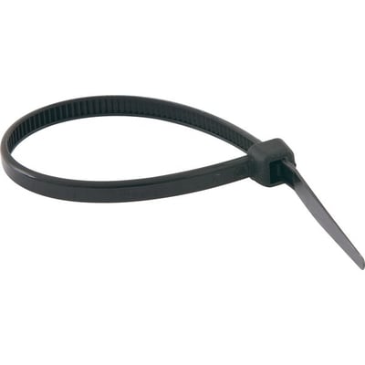 Abraçadeira de nylon, preta, 200 mm x 3,6 mm, com 1.000 peças