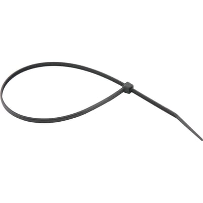 Abraçadeira de nylon, preta, 280 mm x 3,6 mm, com 100 peças
