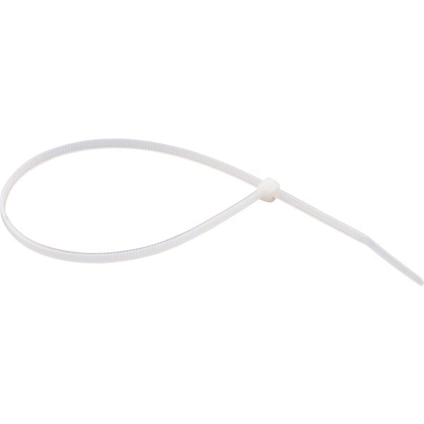 Abraçadeira de nylon, branca, 800 mm x 9,0 mm, com 10 peças