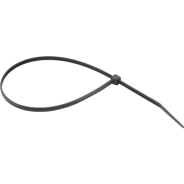 Abraçadeira de nylon, preta, 800 mm x 9,0 mm, com 10 peças