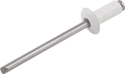 Rebite de repuxo 3,2 mm x 10,0 mm, branco, 310, caixa com 1.000 peças