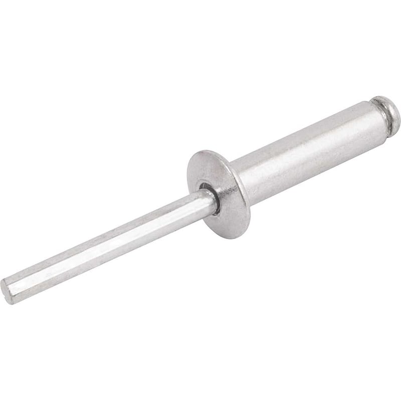 Rebite de repuxo 6,2 mm x 25,0 mm, pacote com 25 peças