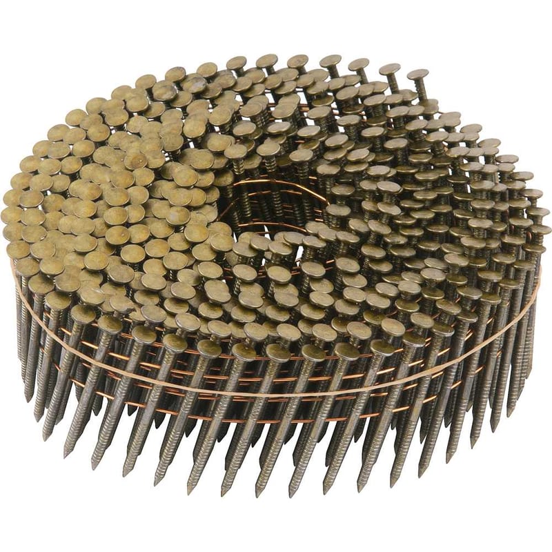 Prego coil anelado, 2,1 mm x 38 mm, zincado, carretel com 300 unidades, para o pregador PP 550