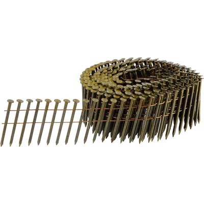 Prego coil liso, 2,1 mm x 38 mm, polido, carretel com 300 unidades, para o pregador PP 550
