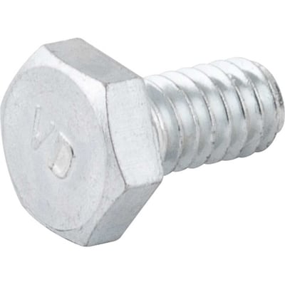 Parafuso sextavado zincado 1/4" x 1/2", UNC, rosca total