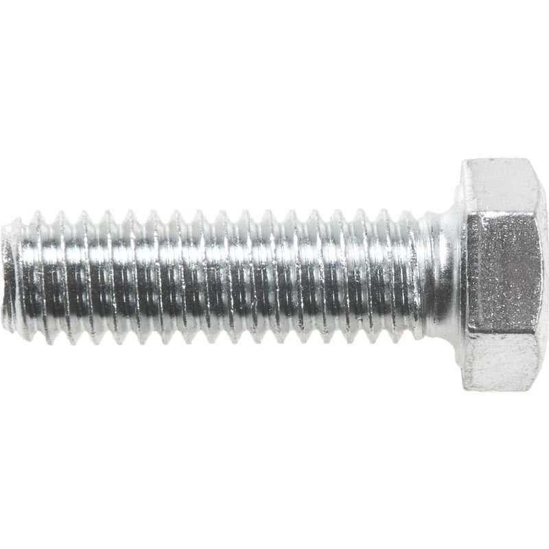 Parafuso sextavado zincado 3/8" x 1.1/4", UNC, rosca total
