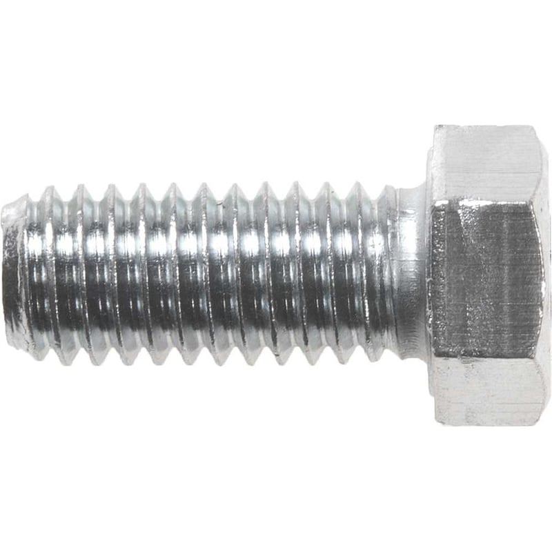 Parafuso sextavado zincado 7/16" x 1", UNC, rosca total