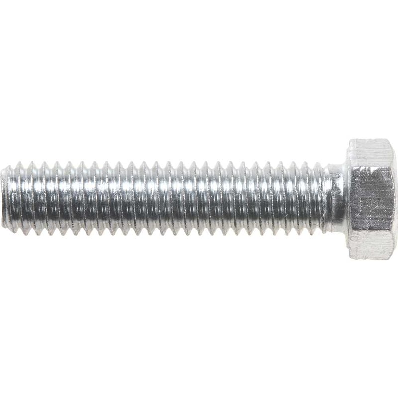 Parafuso sextavado zincado 7/16" x 2", UNC, rosca total