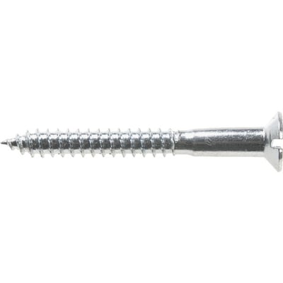 Parafuso madeira 5,5 mm x 50 mm, cabeça chata, zincado