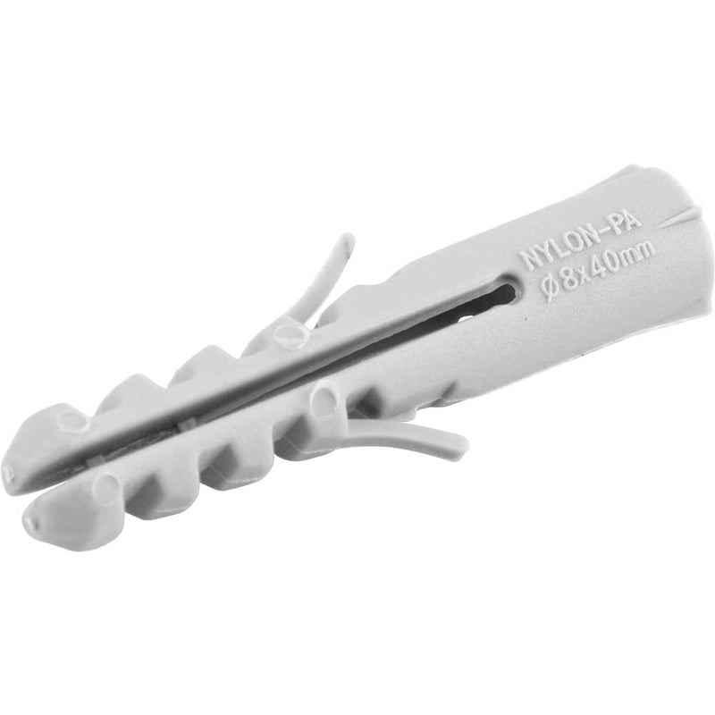 Bucha de nylon para fixação 8 mm, com 10 peças