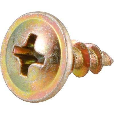 Parafuso madeira chipboard, cabeça flangeada, fenda cruzada/phillips, 4,0 mm x 12 mm