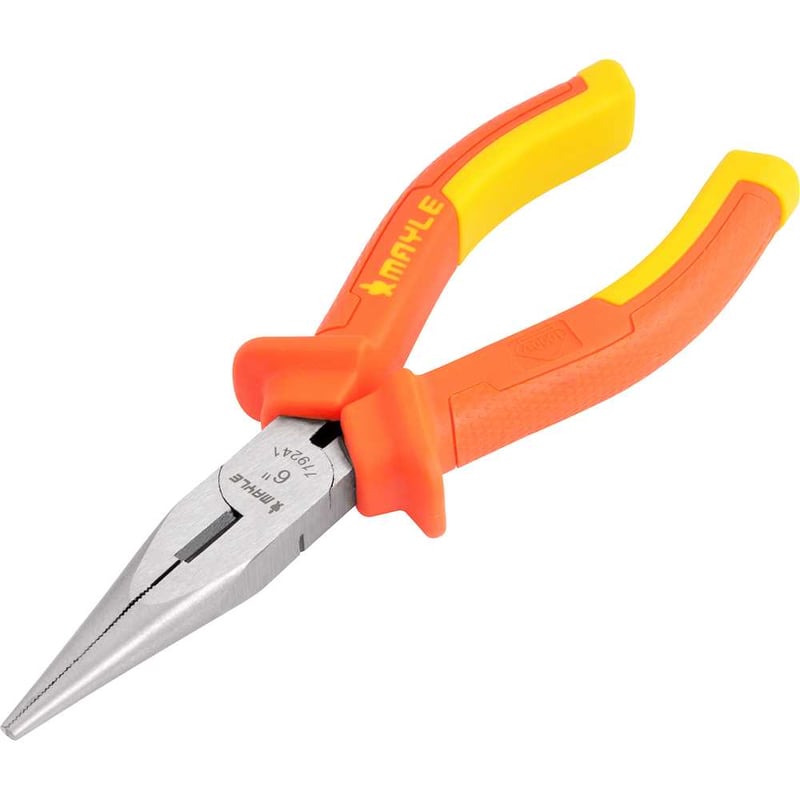 Alicate bico meia cana reto 6", emborrachado, 119241M